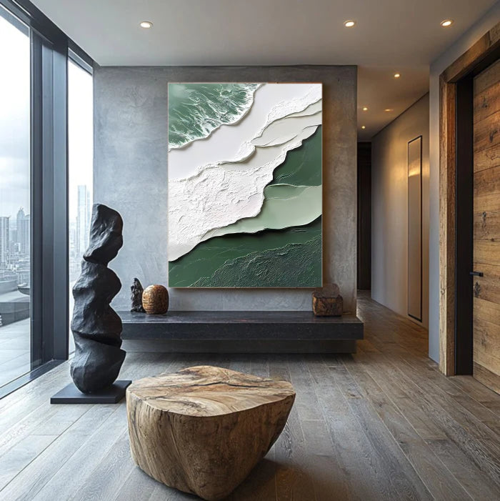 Abstract Painting "Fluss Geheimnis”