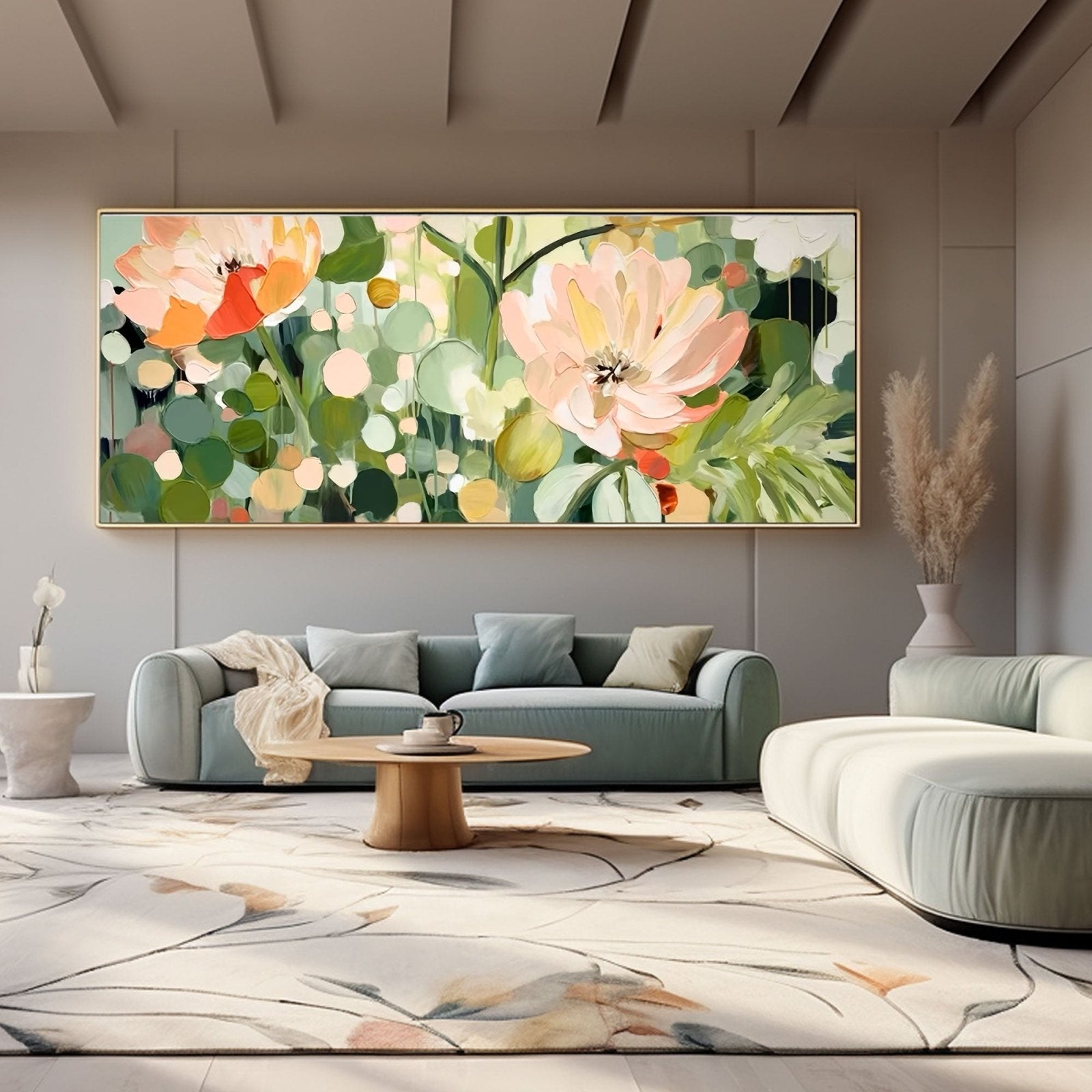 Abstract Painting "Fragile Echoes"