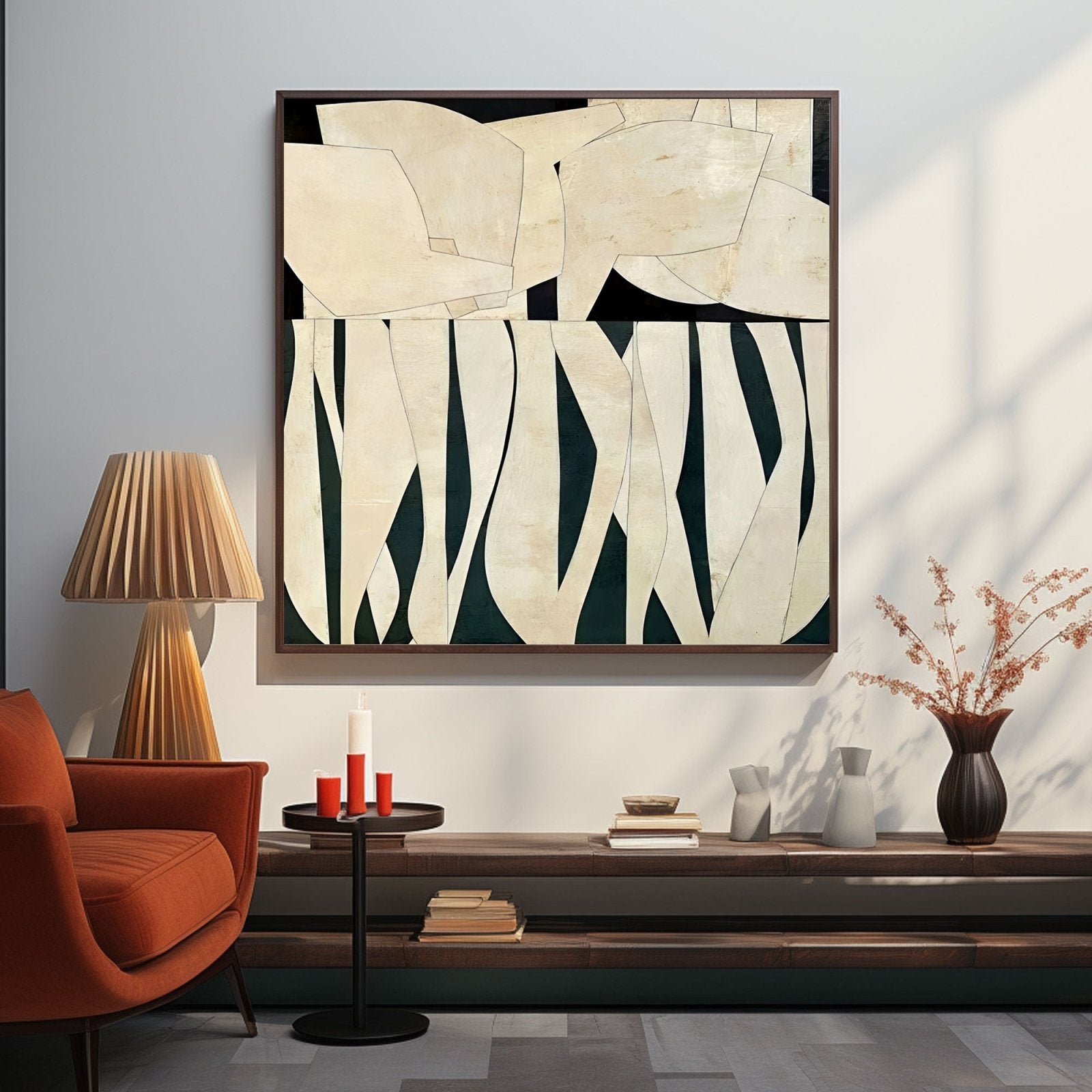 Abstract Painting "Fragmented Unity"