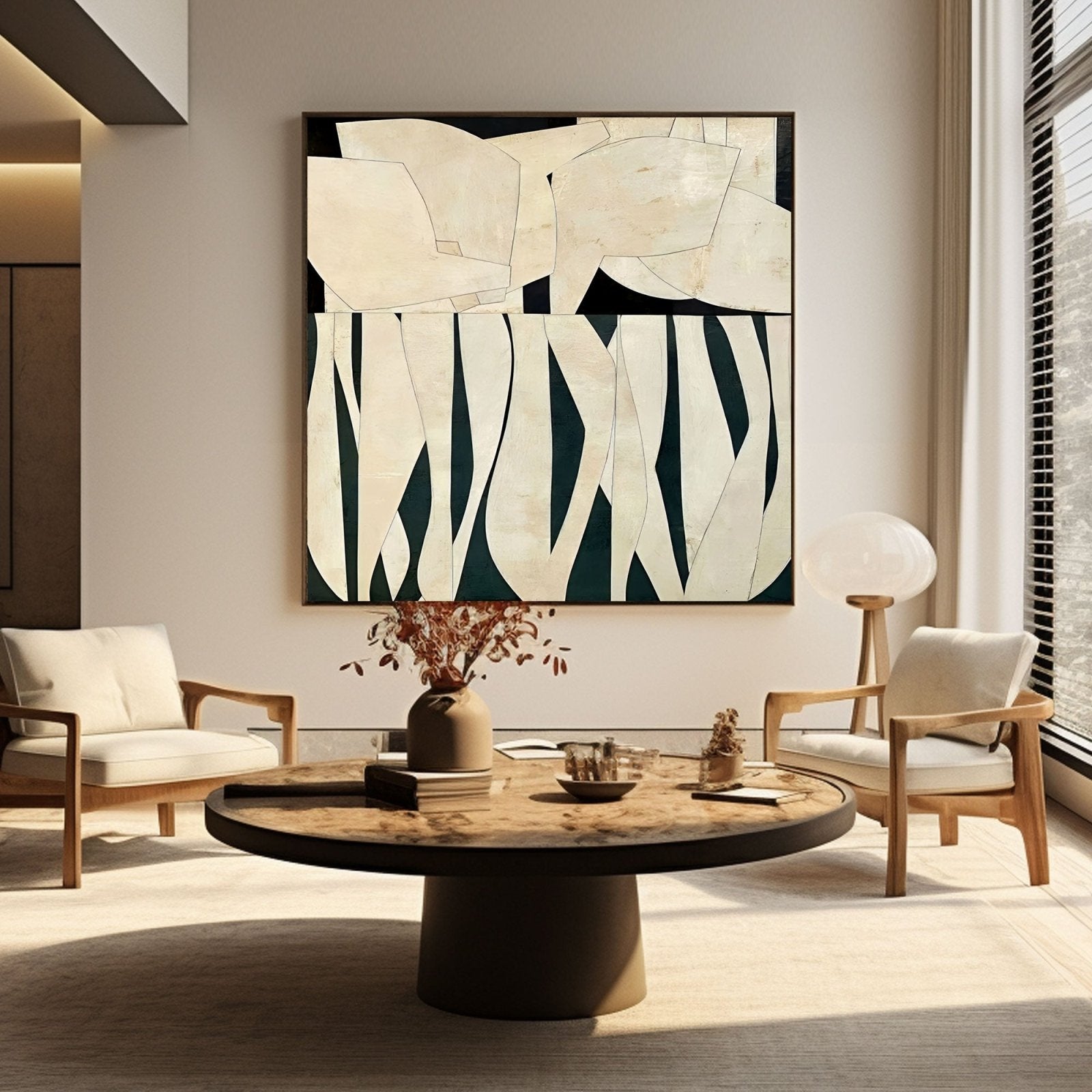 Abstract Painting "Fragmented Unity"