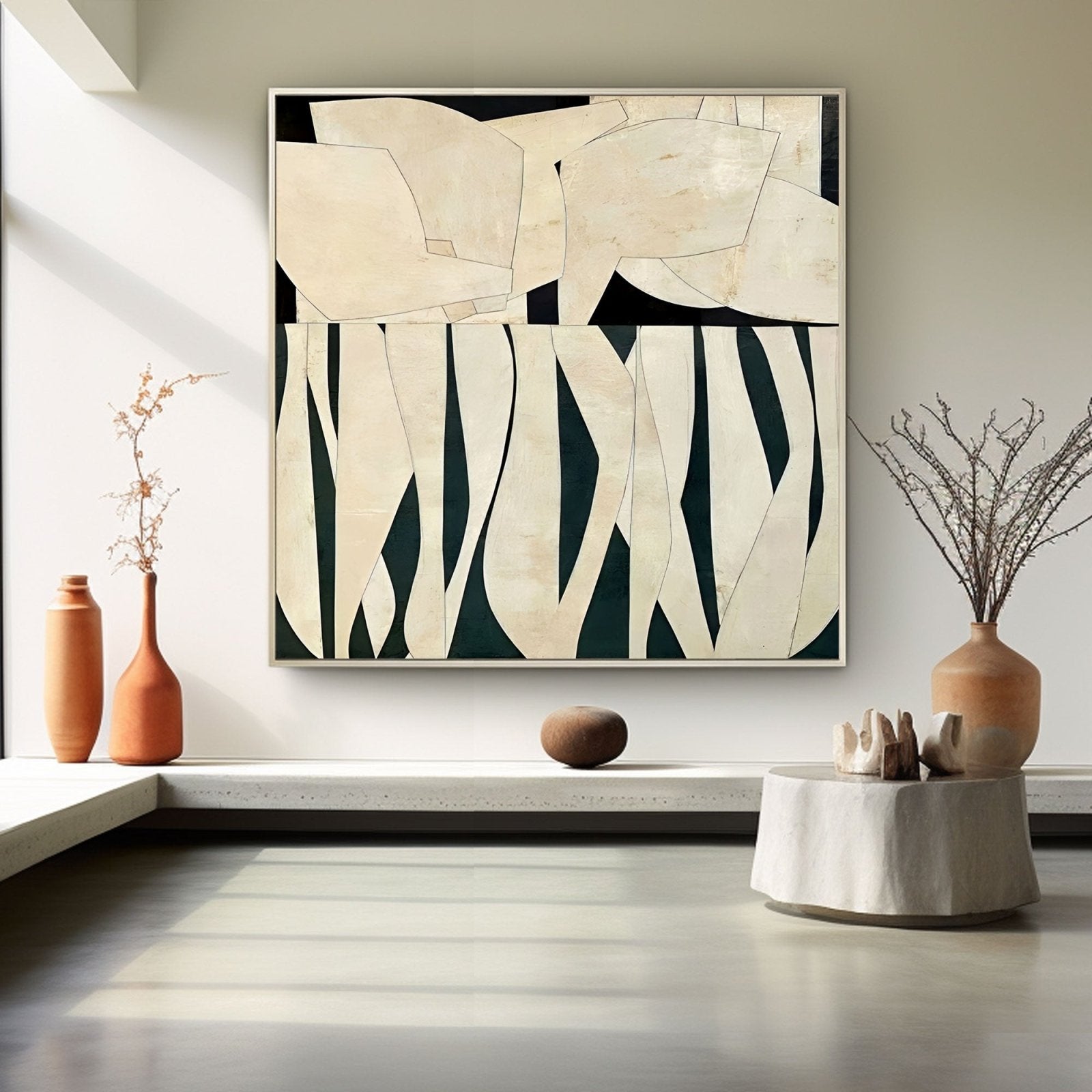 Abstract Painting "Fragmented Unity"