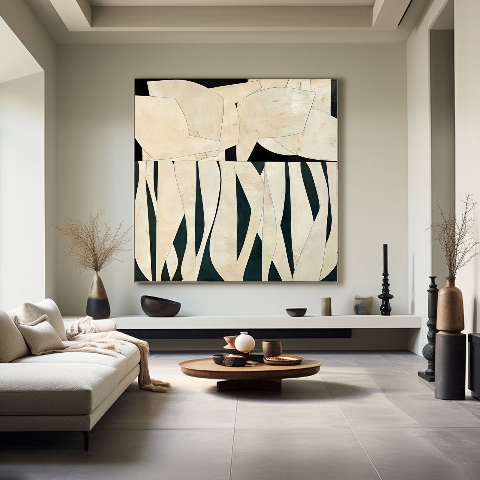 Abstract Painting "Fragmented Unity"