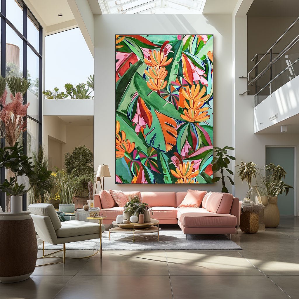 Abstract Painting "Fragments of Light"