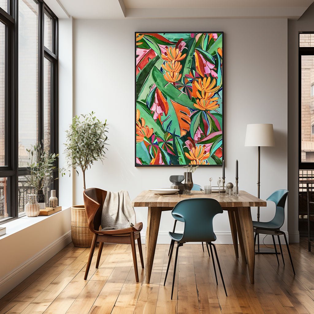 Abstract Painting "Fragments of Light"