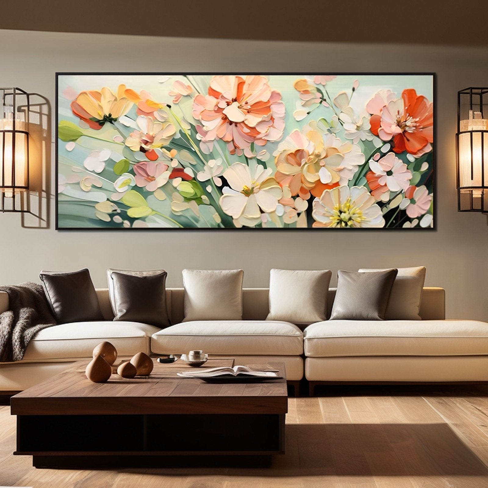 Abstract Painting "Harmony in Blossom"