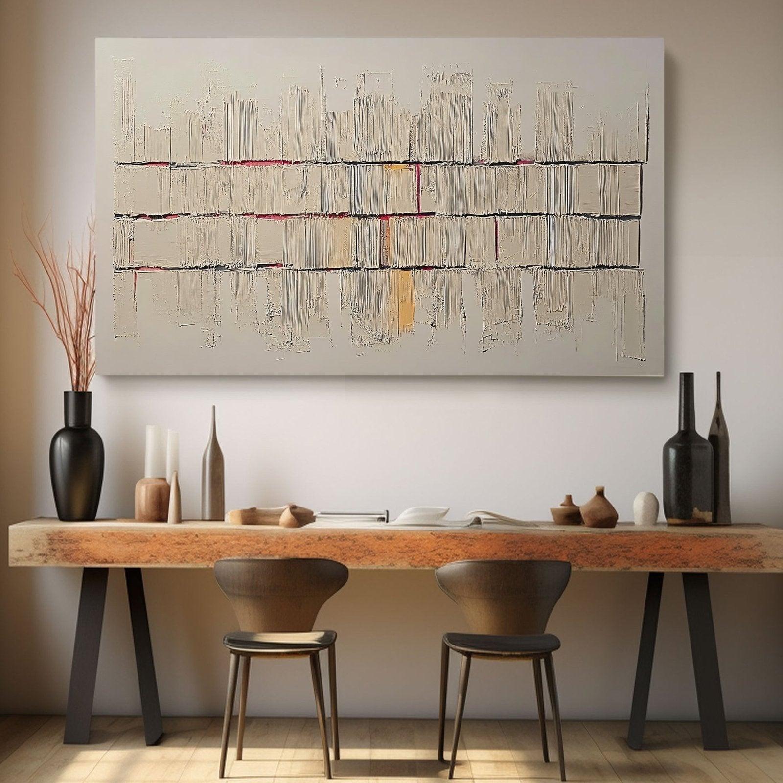 Abstract Painting "Identidad de Tintes"