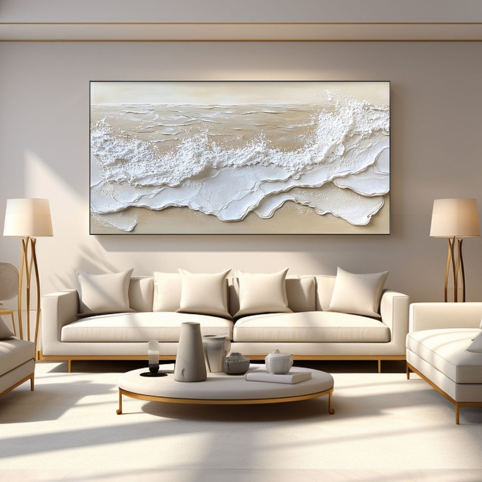 Abstract Painting "Marée Éternelle"