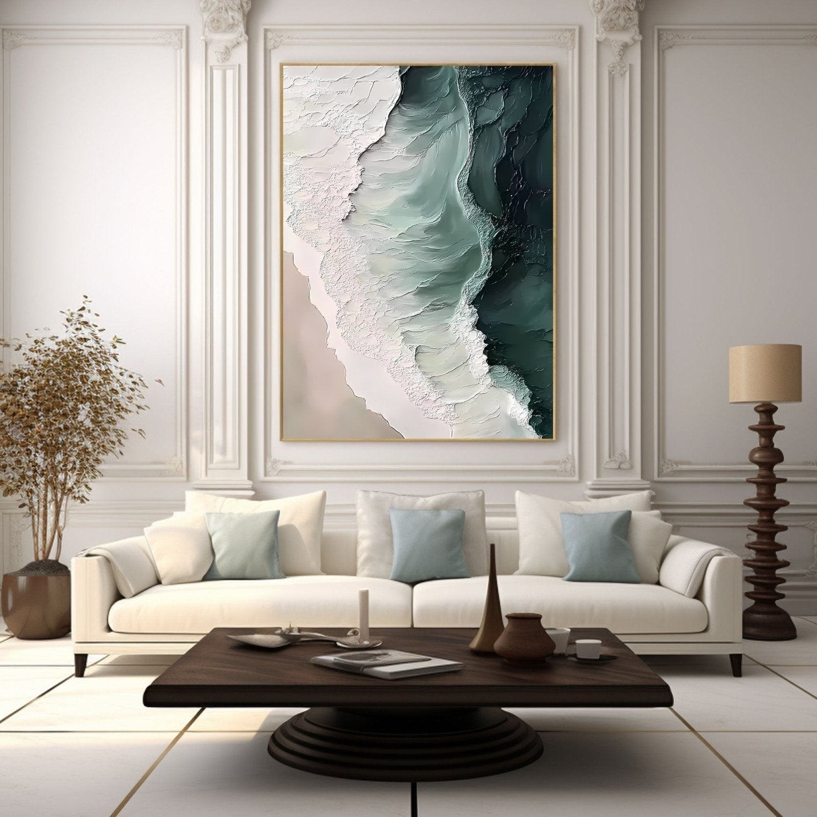 Abstract Painting "Meer Rhythmus”