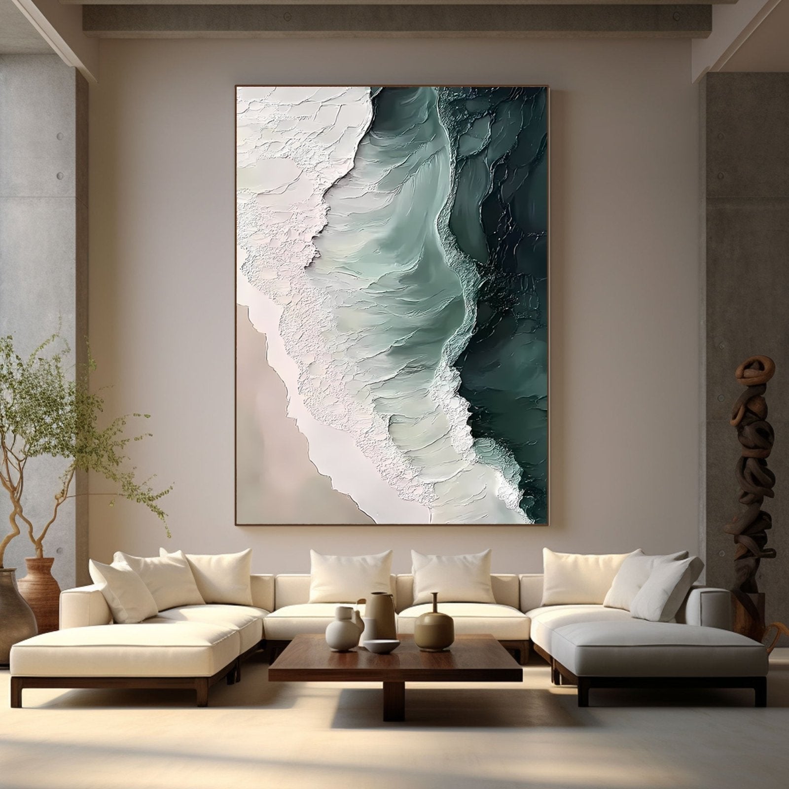 Abstract Painting "Meer Rhythmus”