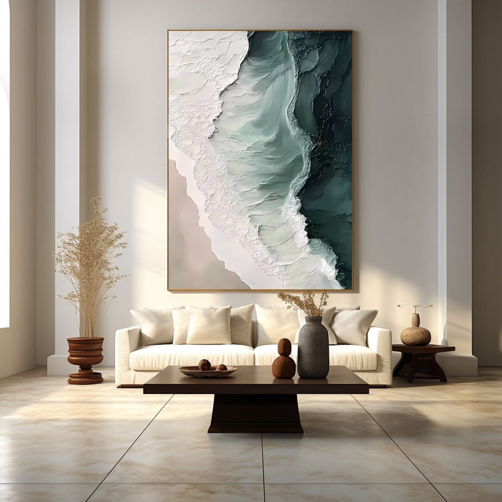 Abstract Painting "Meer Rhythmus”