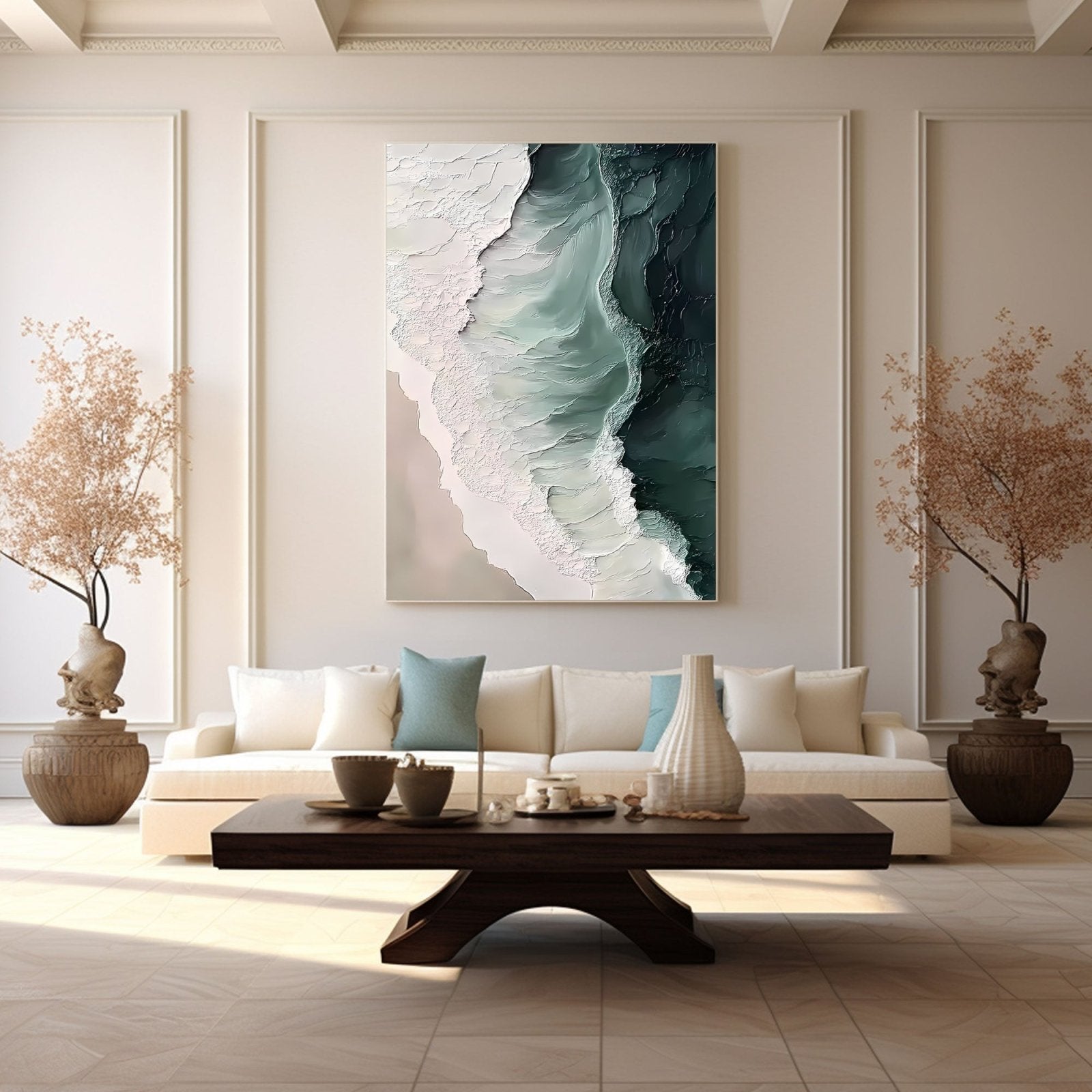 Abstract Painting "Meer Rhythmus”