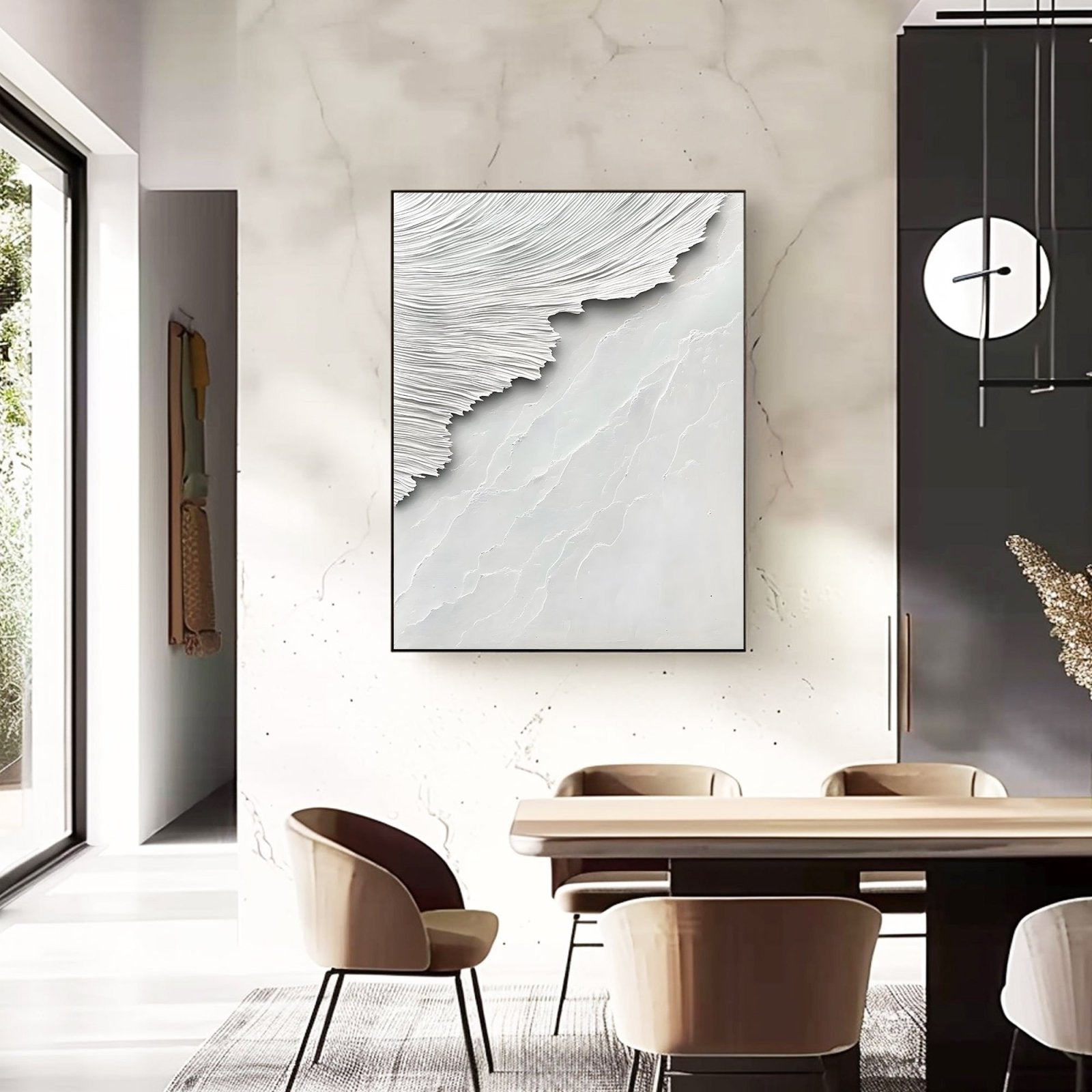 Abstract Painting "Misticismo Blanco”