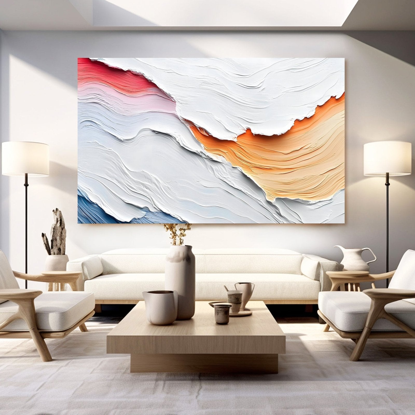 Abstract Painting "Olas de Color"