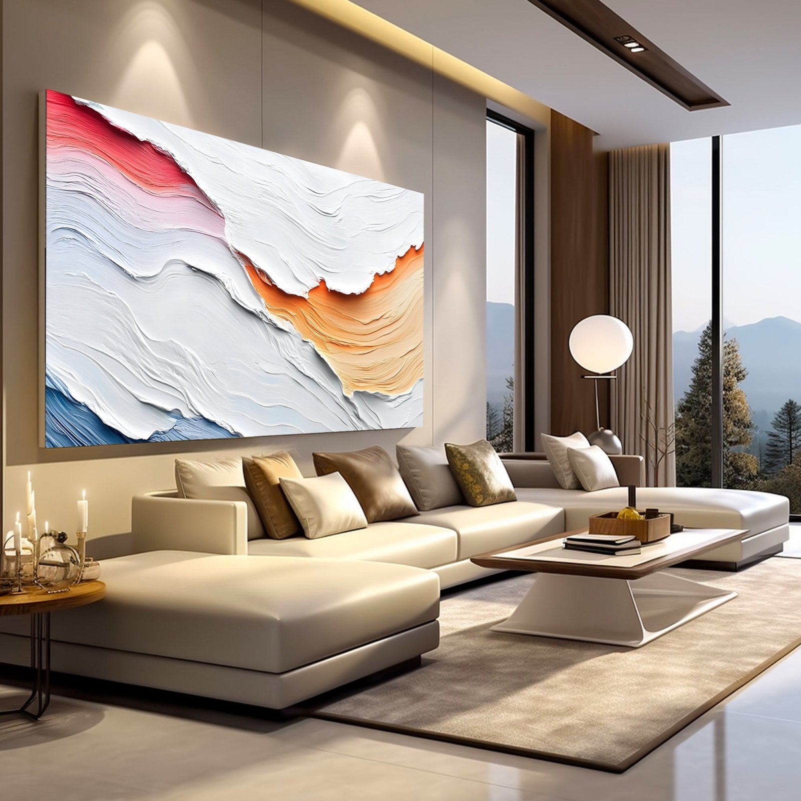 Abstract Painting "Olas de Color"
