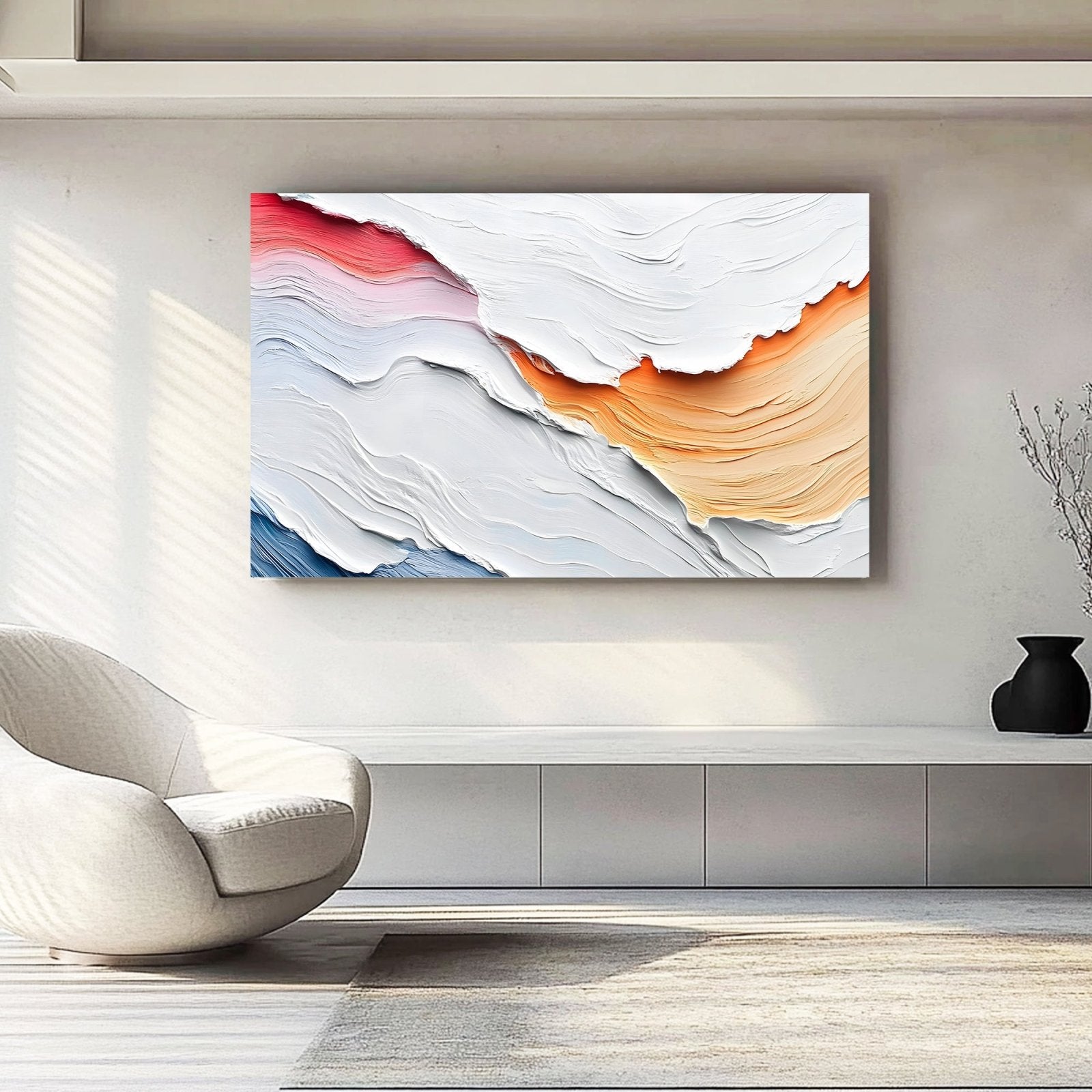 Abstract Painting "Olas de Color"