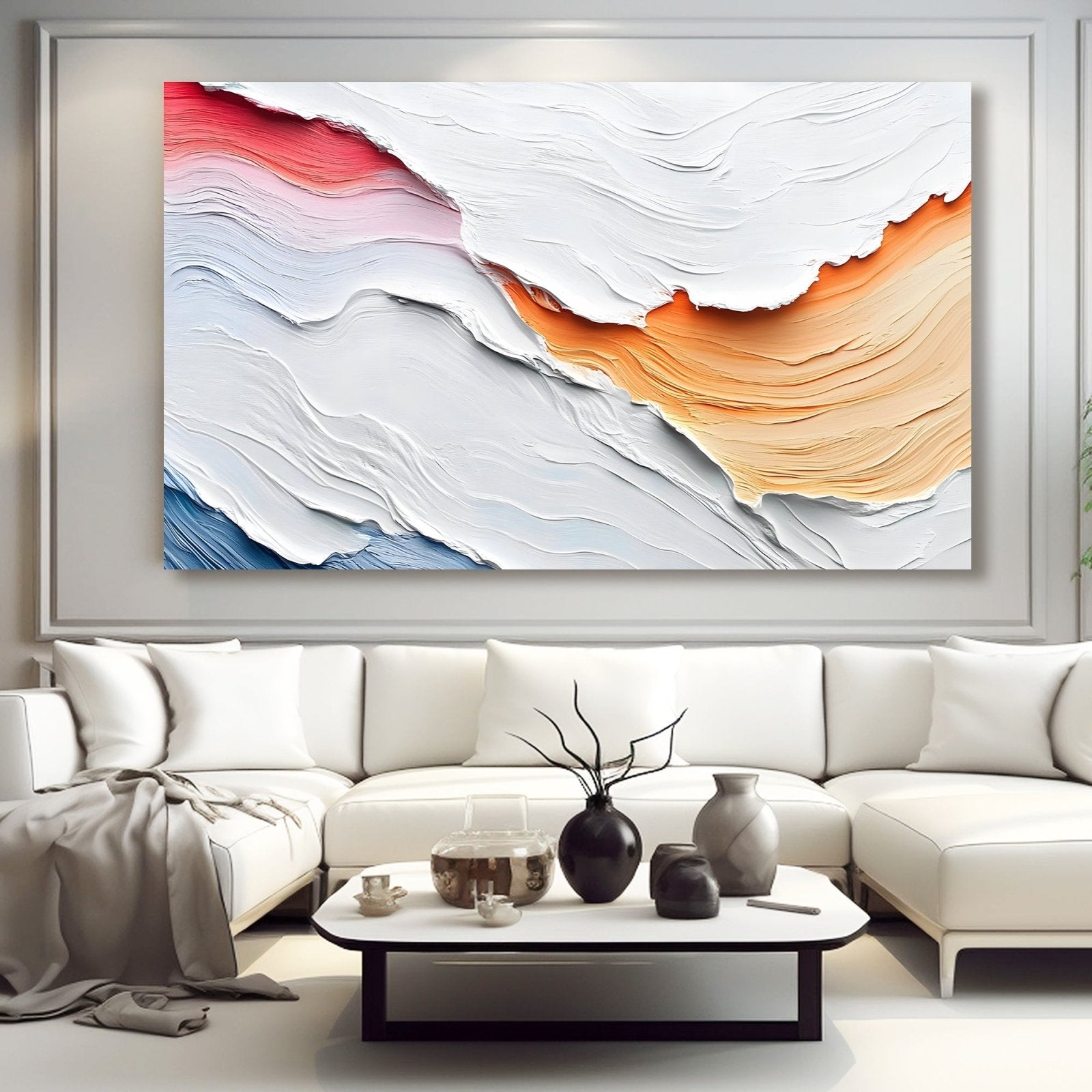 Abstract Painting "Olas de Color"