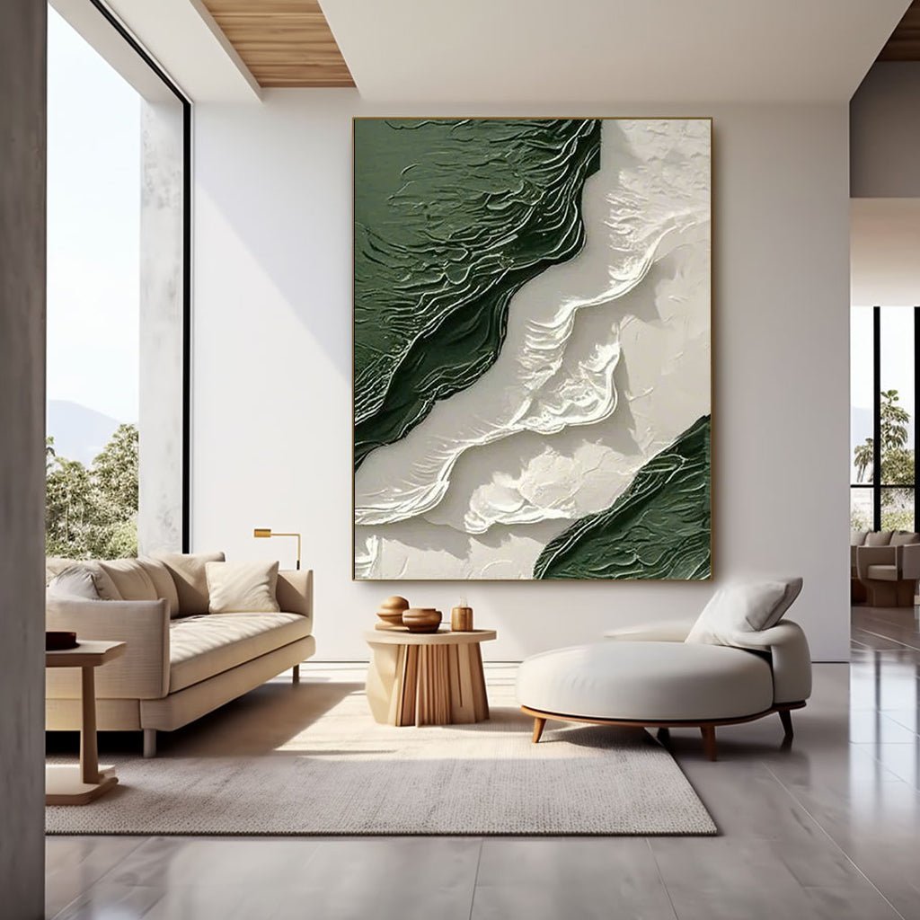 Abstract Painting "Ondas de Contraste”