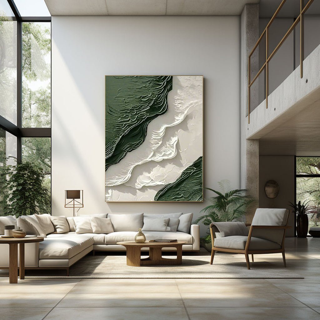 Abstract Painting "Ondas de Contraste”