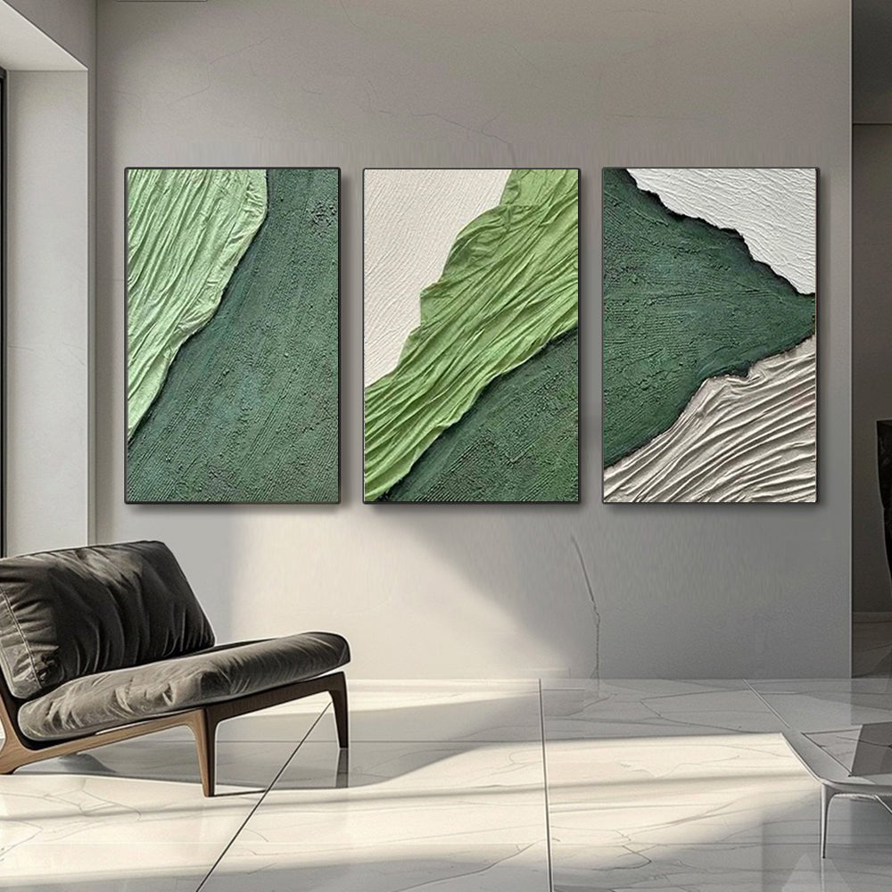 Abstract Painting "Pliegues del Tiempo"