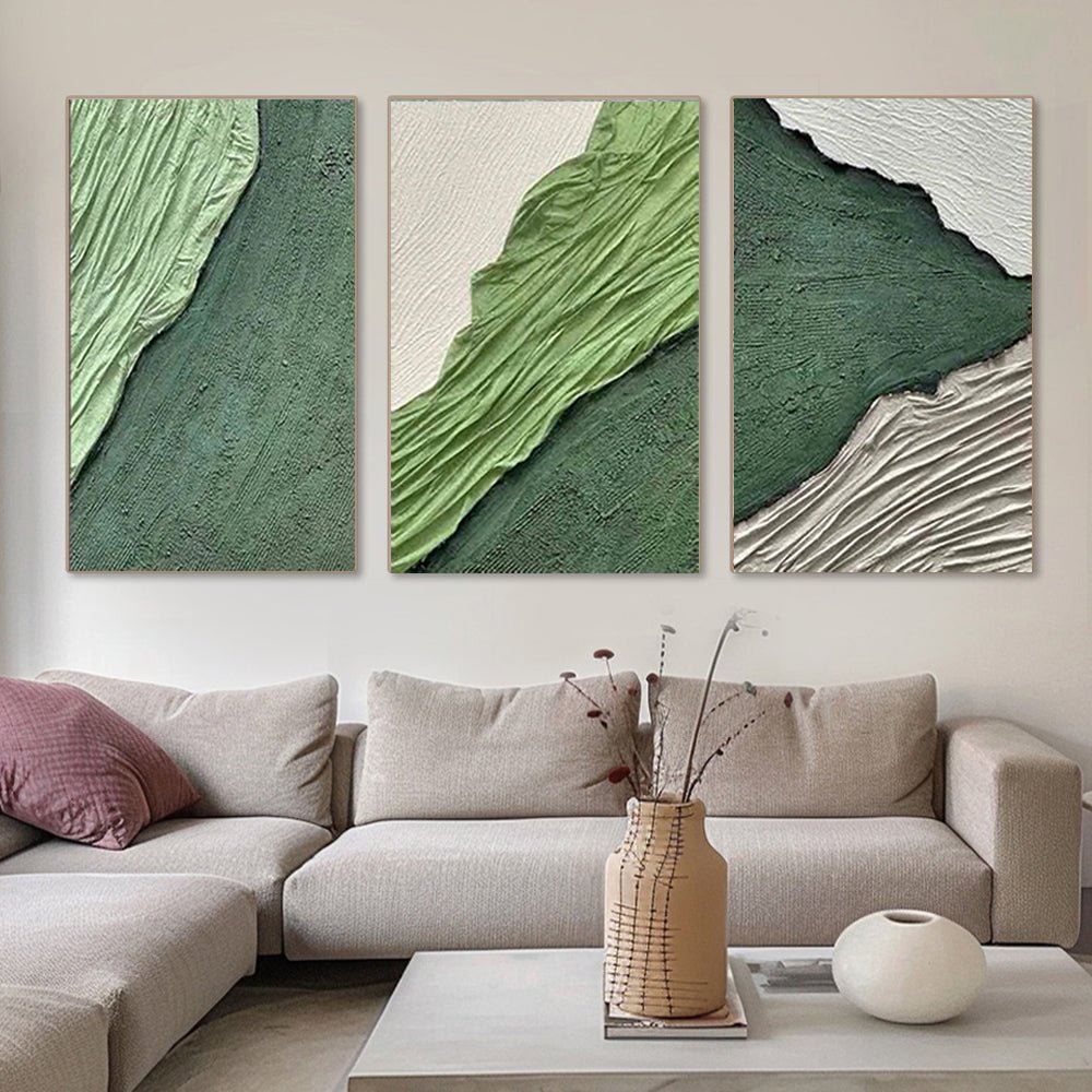 Abstract Painting "Pliegues del Tiempo"