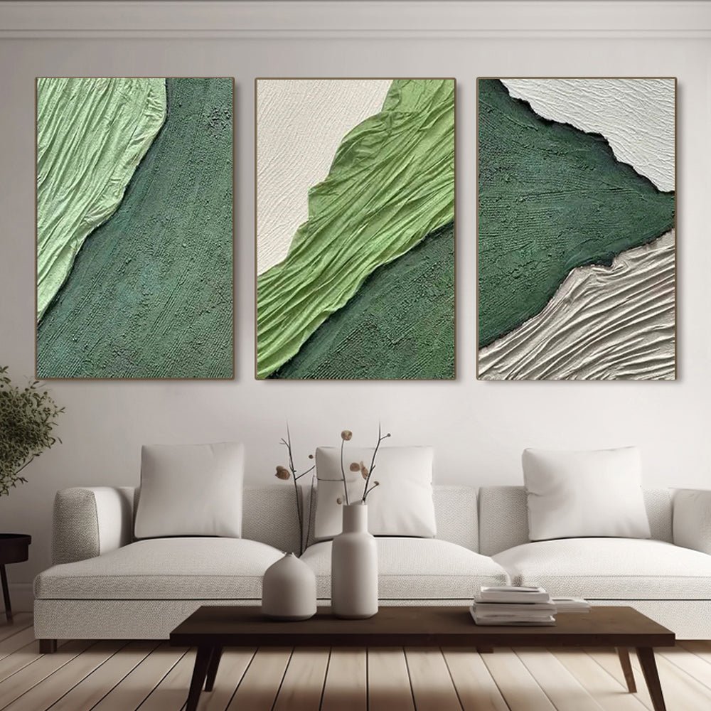 Abstract Painting "Pliegues del Tiempo"