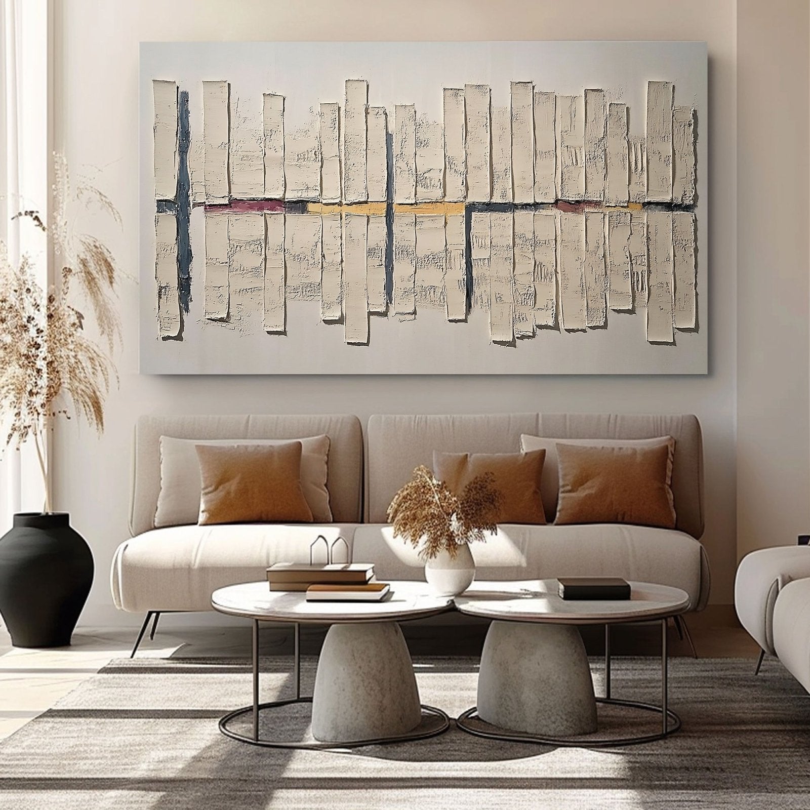Abstract Painting "Ritmo de Puntos"