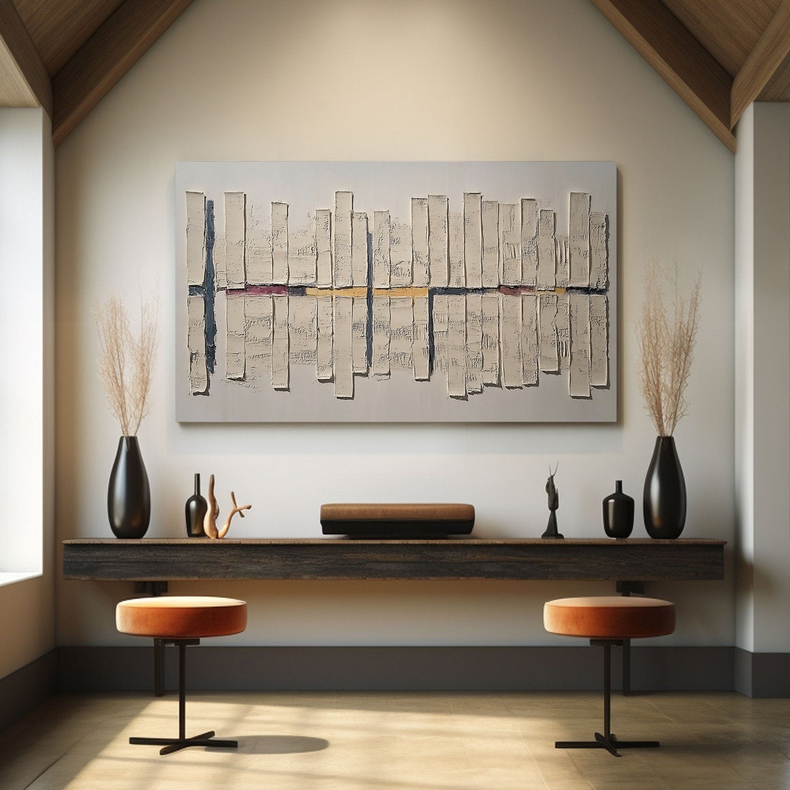Abstract Painting "Ritmo de Puntos"