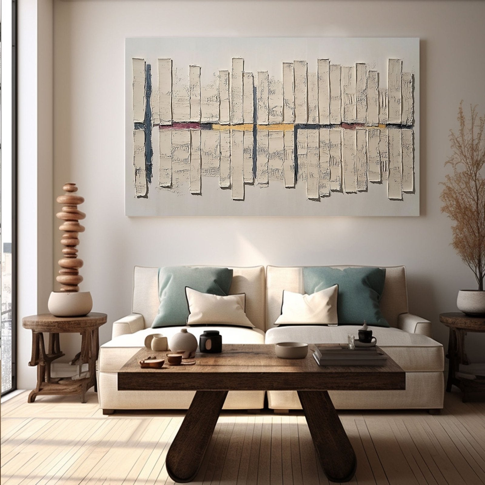 Abstract Painting "Ritmo de Puntos"