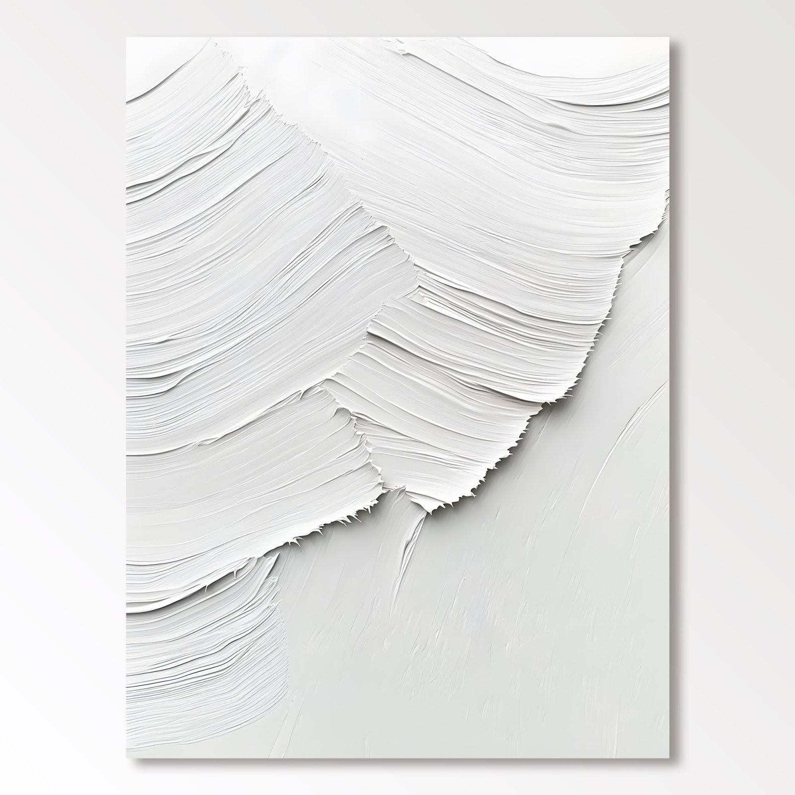 Abstract Painting "Suavidad Blanca”