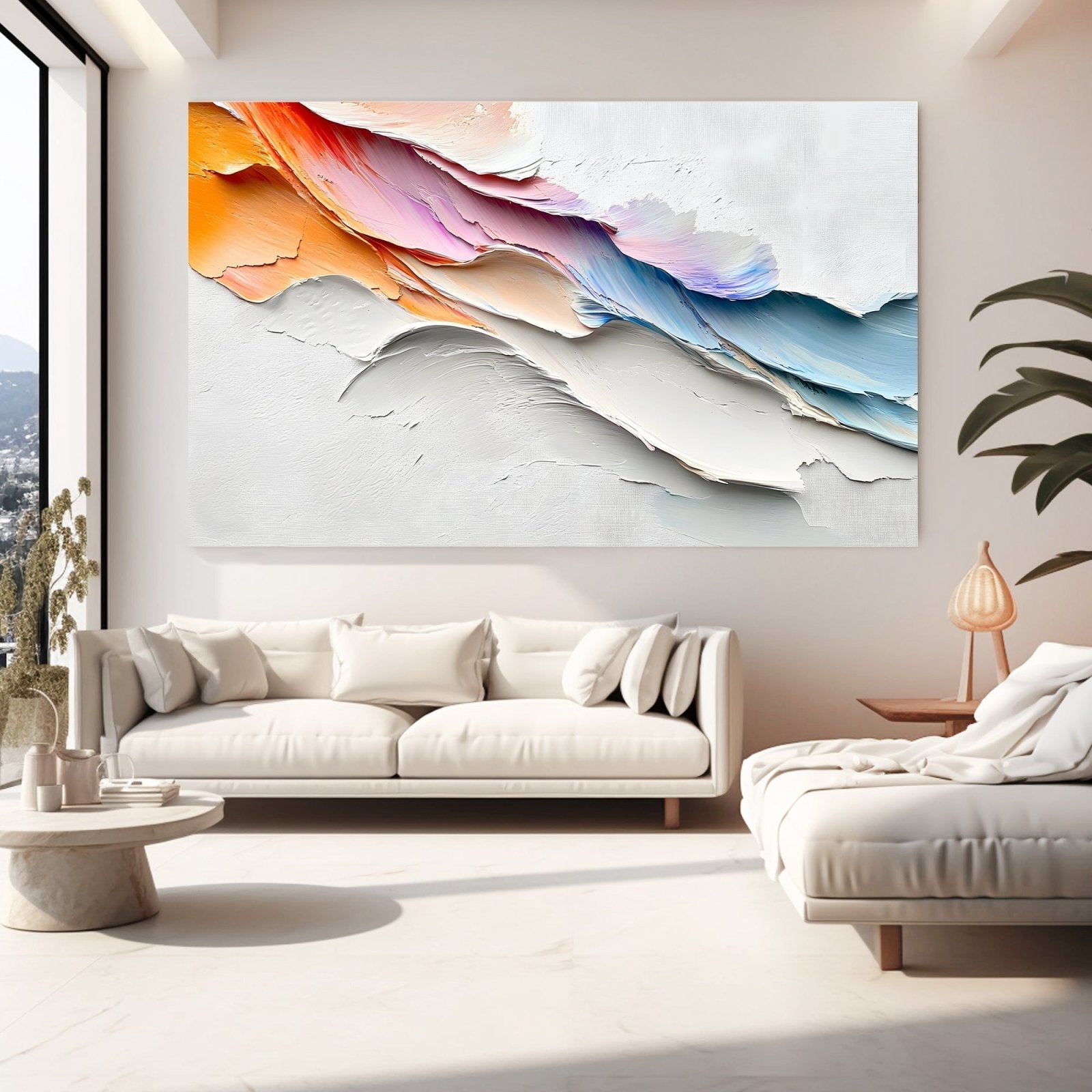 Abstract Painting "Suavidad de la Vida"