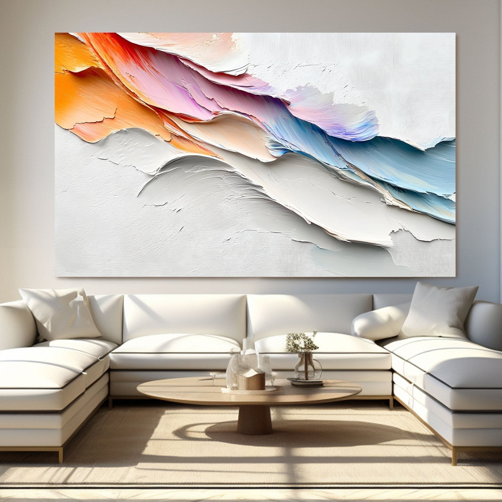 Abstract Painting "Suavidad de la Vida"
