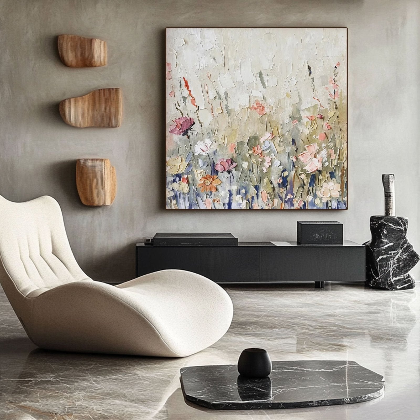 Abstract Painting "Tiempo Florecido”