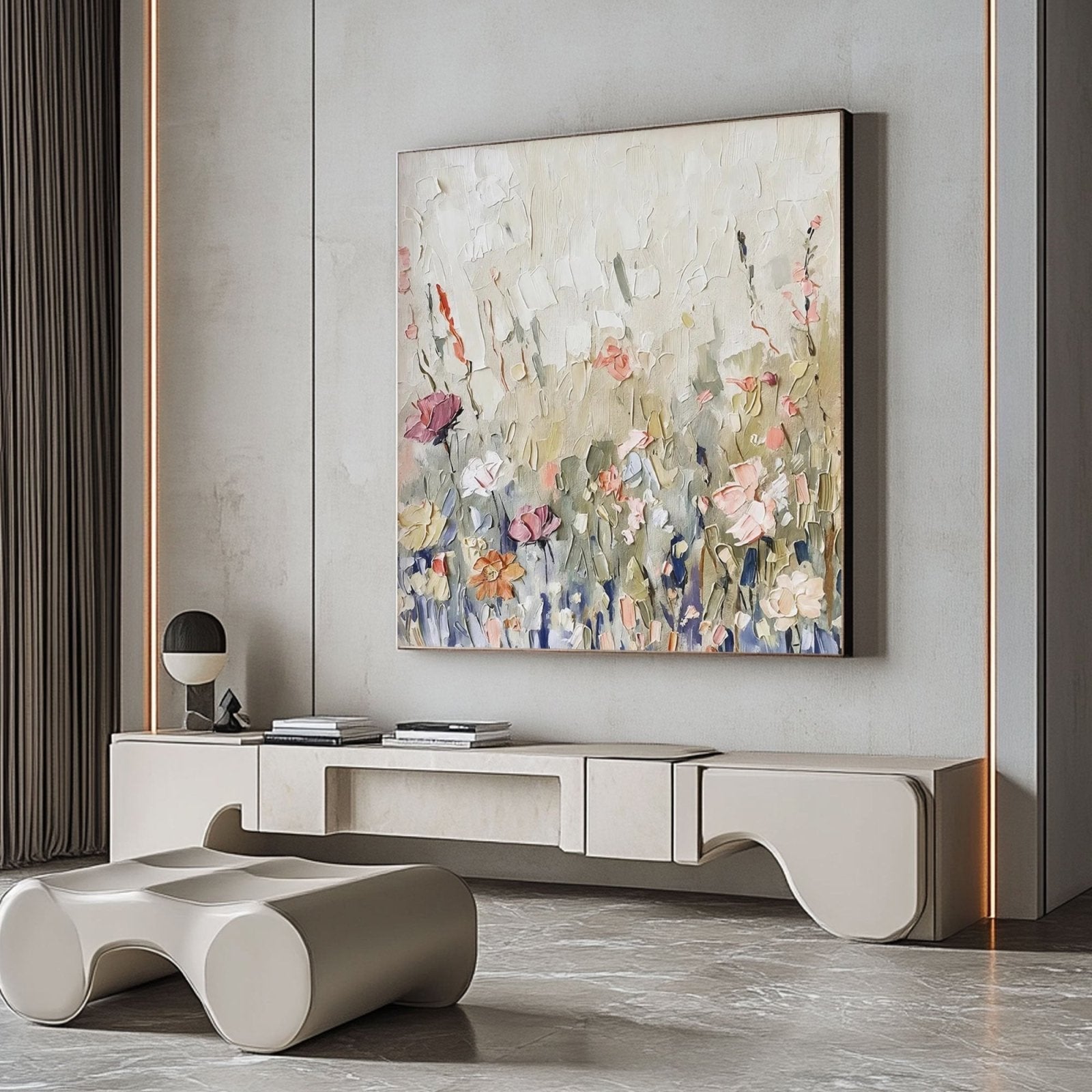 Abstract Painting "Tiempo Florecido”