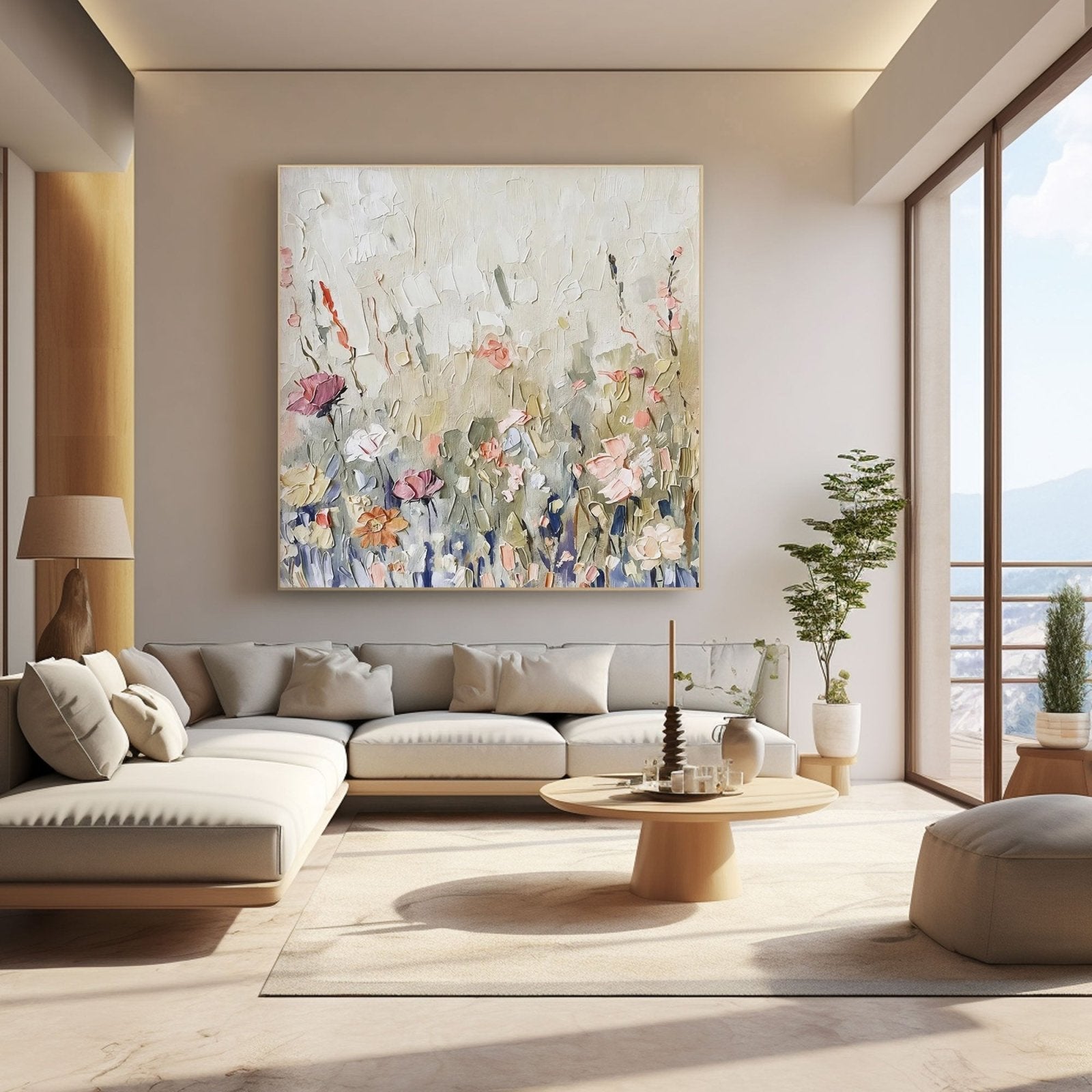Abstract Painting "Tiempo Florecido”