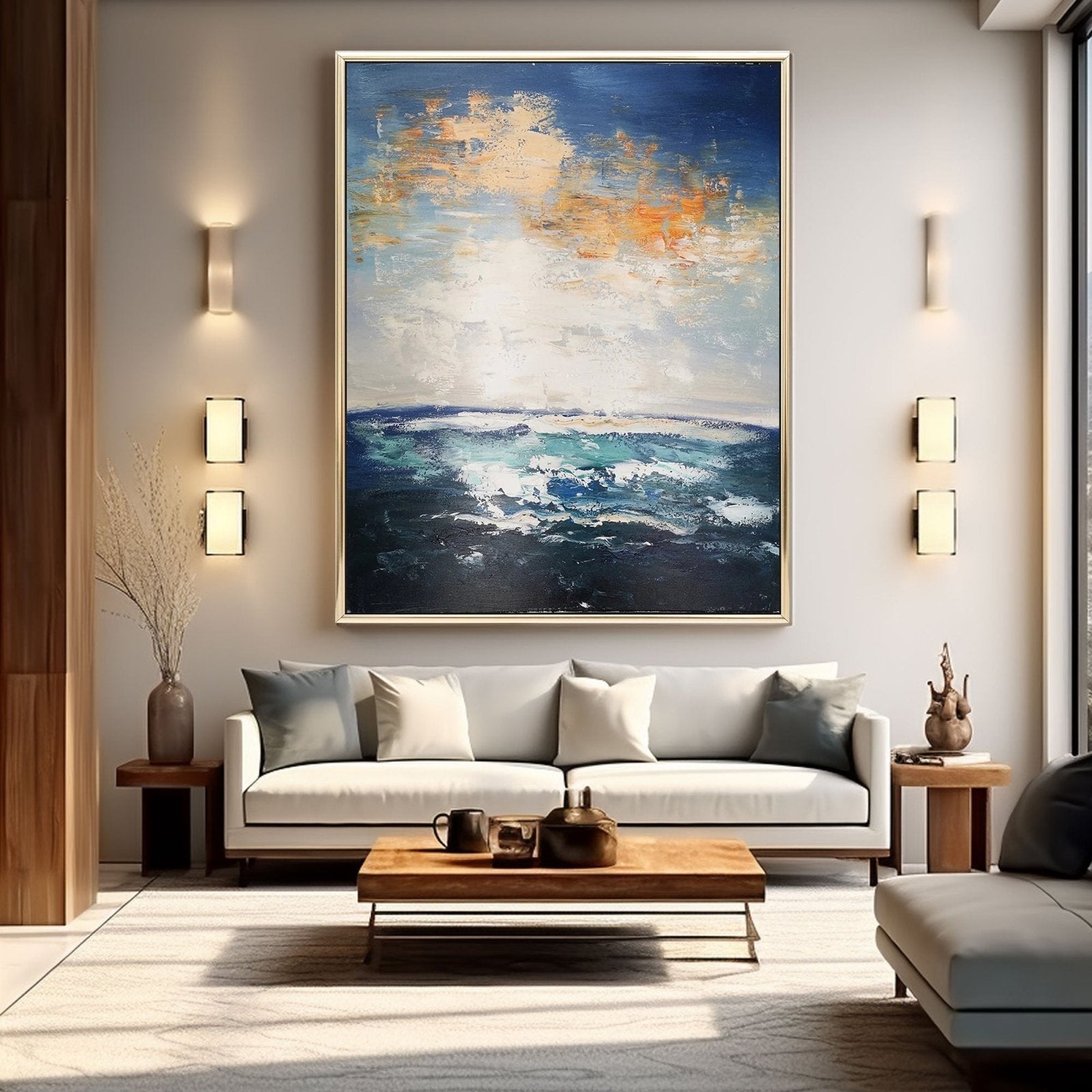 Abstract Painting "Tonn Solais”