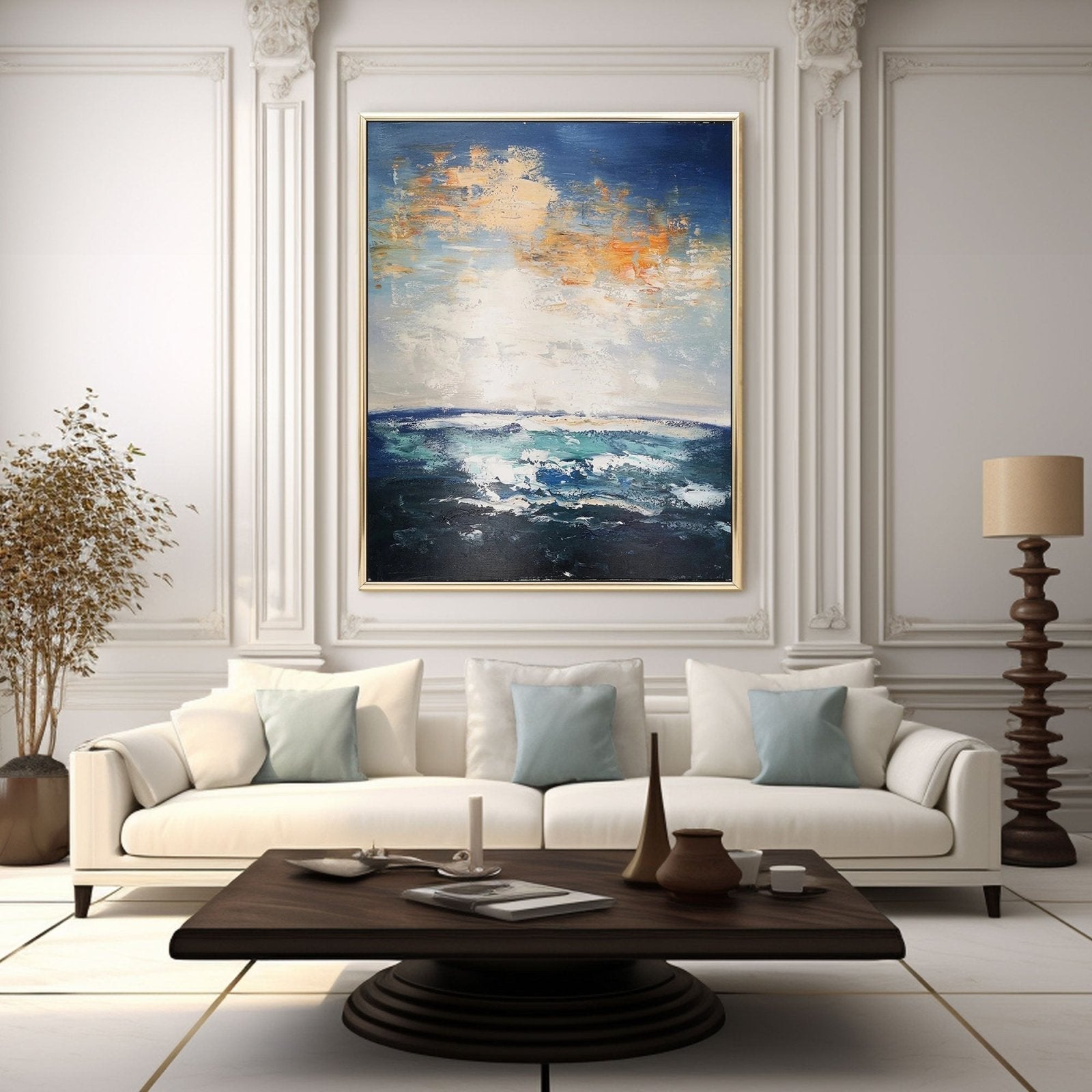 Abstract Painting "Tonn Solais”