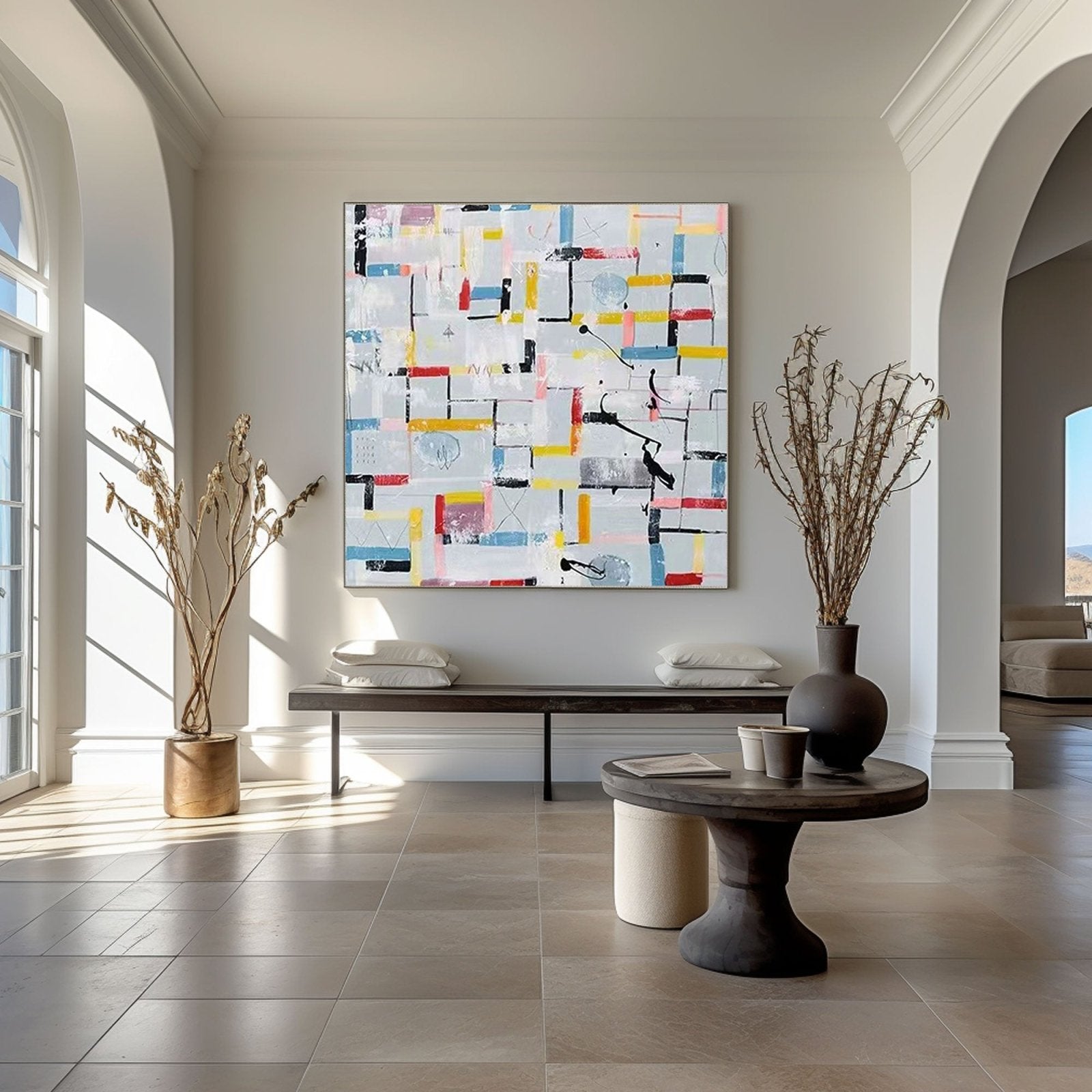 Abstract Painting "Urban Symphony"