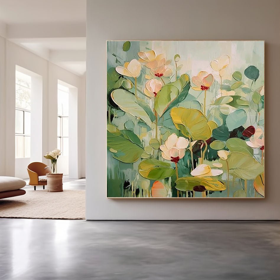 Abstract Painting "Verde Amanecer”