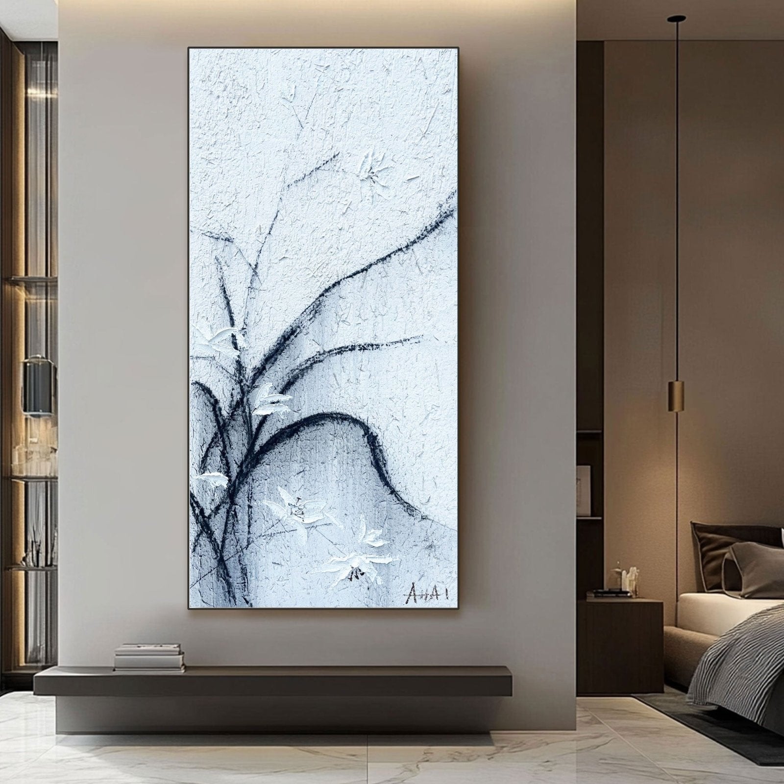 Abstract Painting "Větrné Květiny"