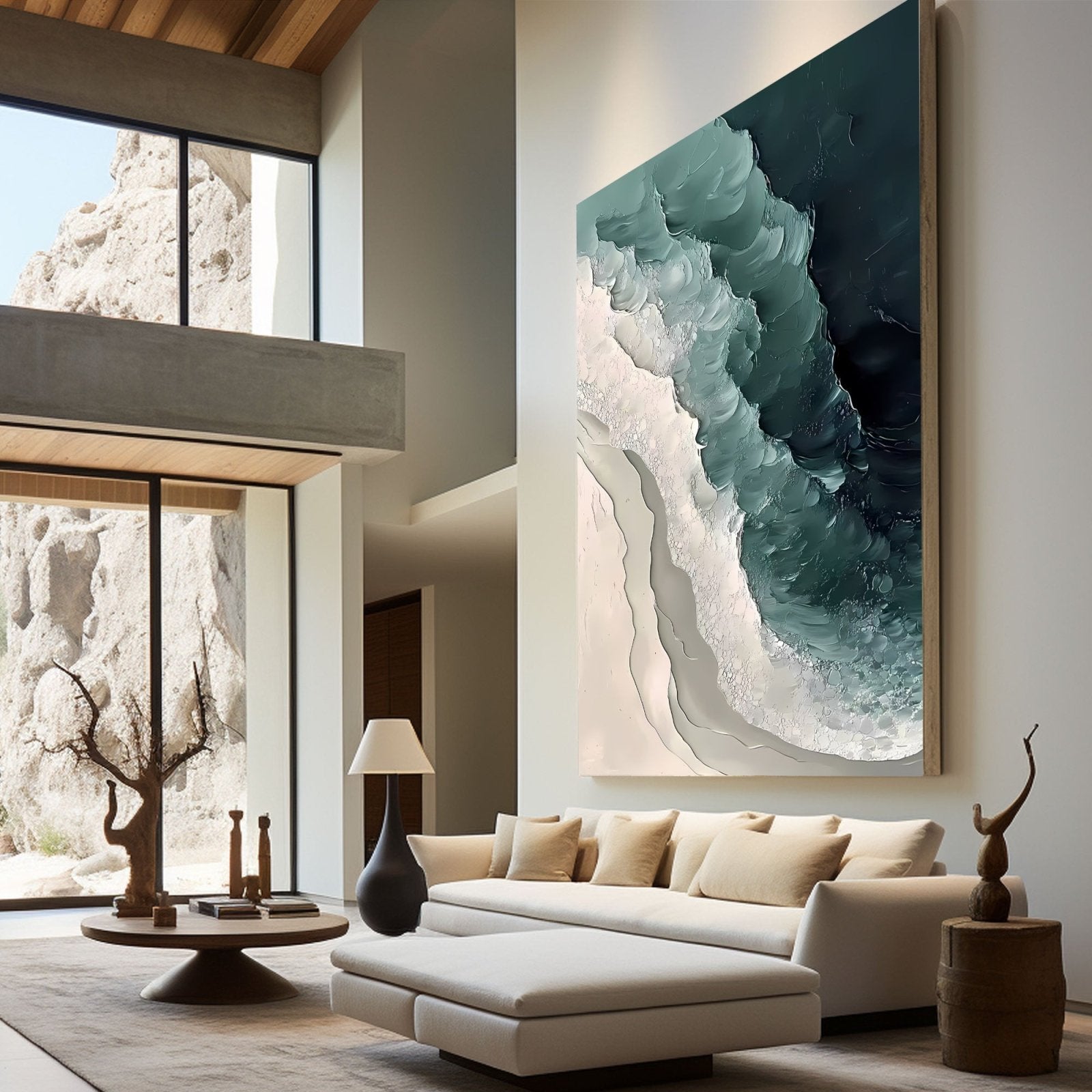 Abstract Painting "Welle Kraft”