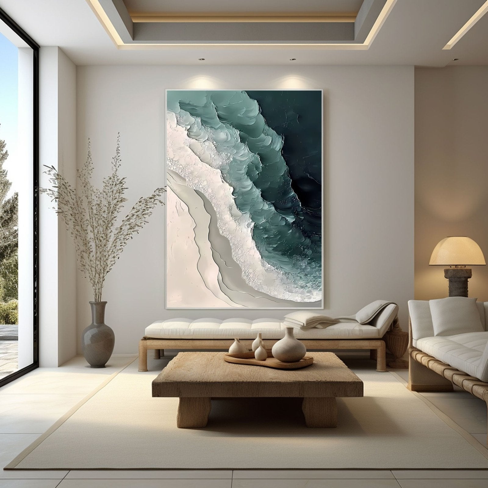 Abstract Painting "Welle Kraft”