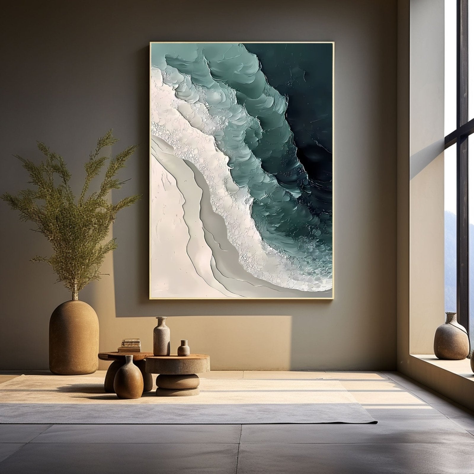 Abstract Painting "Welle Kraft”