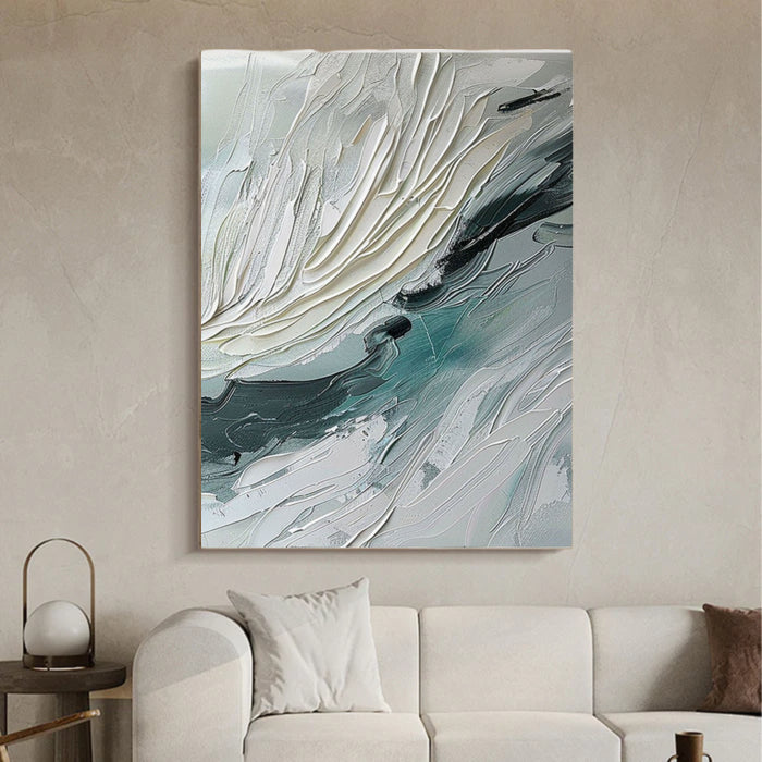 Abstract Painting "Whispering Waves of Serenity"