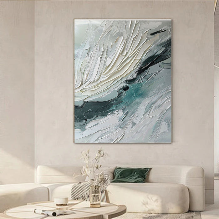 Abstract Painting "Whispering Waves of Serenity"