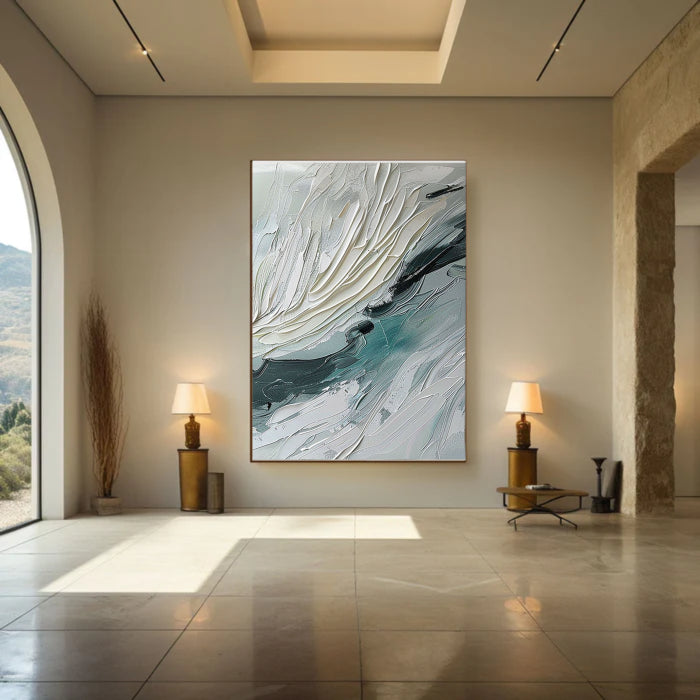 Abstract Painting "Whispering Waves of Serenity"