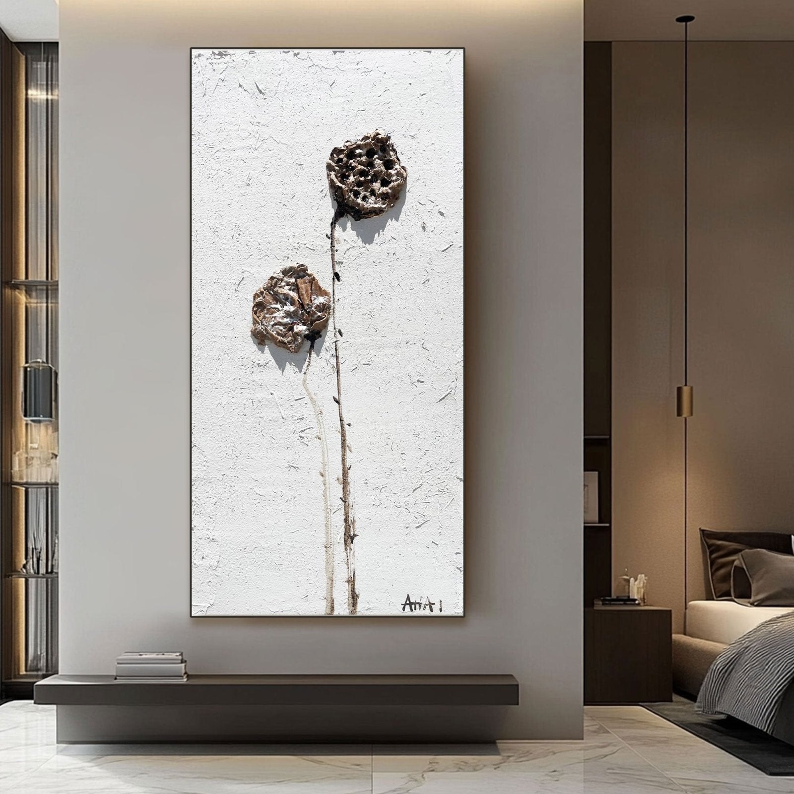 Abstract Painting "Zapomenuté Květiny"