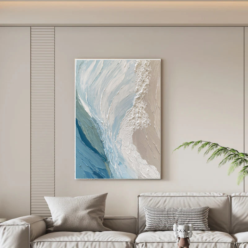 Abstract Textured Painting  "Pause"