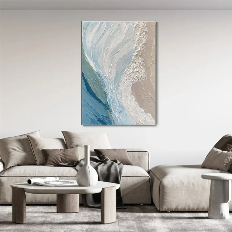 Abstract Textured Painting  "Pause"