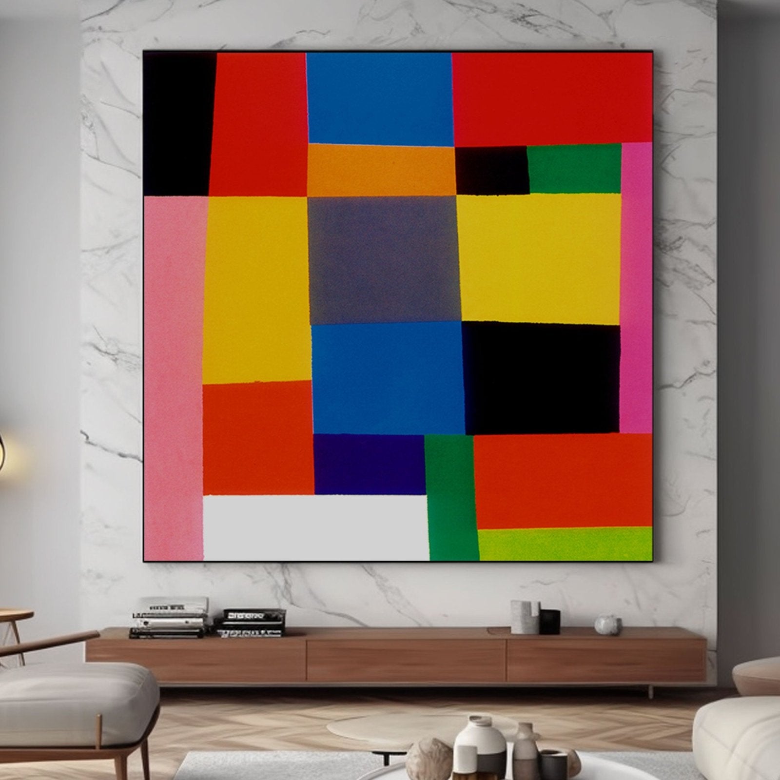 Colorful Abstract Painting "Symphony of Colors"