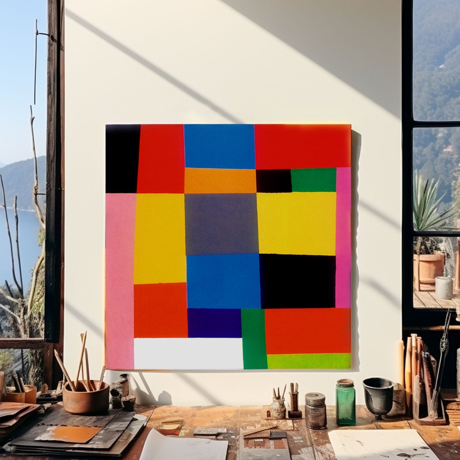 Colorful Abstract Painting "Symphony of Colors"
